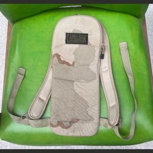 CamelBak Maximum Gear Desert Tan Camo Cotton Neoprene Slim Backpack NO BLADDER